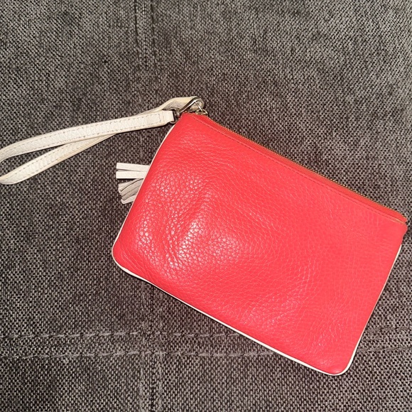 Coral/Red mini Kate spade bag - Picture 2 of 3